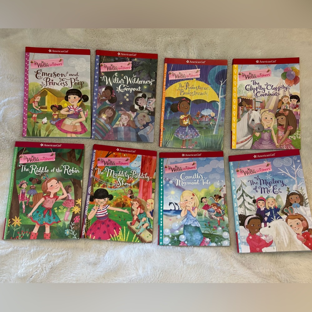 Set of 8 American Girl WellieWisher chapter books